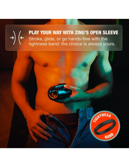 ARCWAVE ZING MASTURBADOR MASCULINO VIBRADOR CON DOBLE MOTOR NEGRO