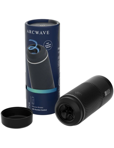 ARCWAVE POW MASTURBADOR MANUAL CON CONTROL DE SUCCIAN NEGRO