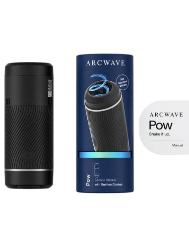 ARCWAVE POW MASTURBADOR MANUAL CON CONTROL DE SUCCIAN NEGRO