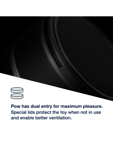 ARCWAVE POW MASTURBADOR MANUAL CON CONTROL DE SUCCIAN NEGRO