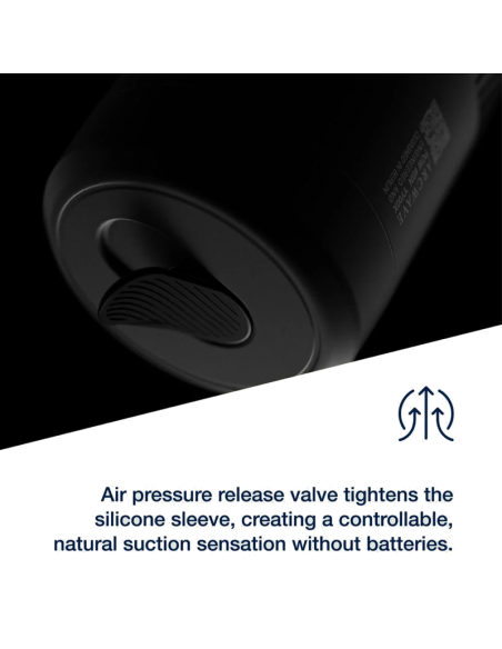 ARCWAVE POW MASTURBADOR MANUAL CON CONTROL DE SUCCIAN NEGRO