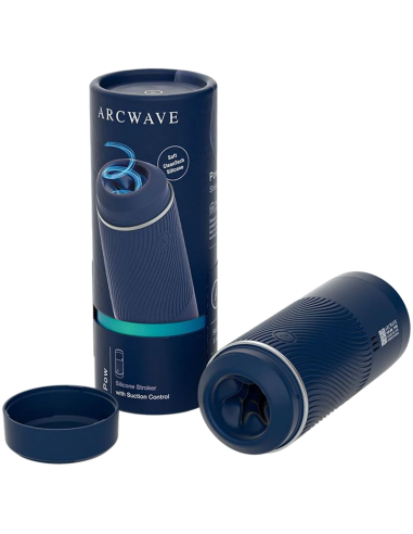 ARCWAVE POW MASTURBADOR MANUAL CON CONTROL DE SUCCIAN AZUL