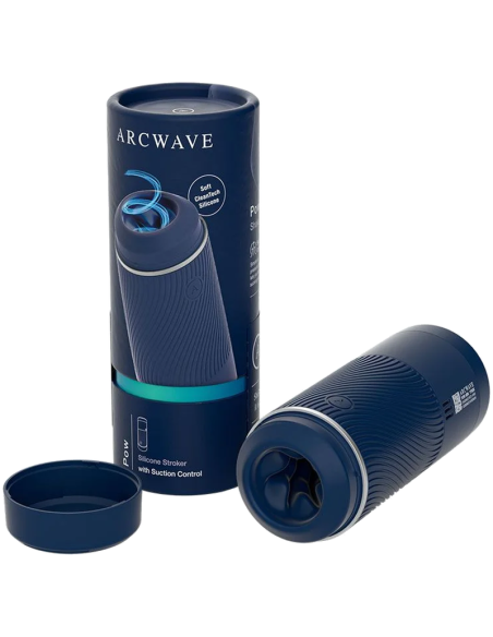 ARCWAVE POW MASTURBADOR MANUAL CON CONTROL DE SUCCIAN AZUL