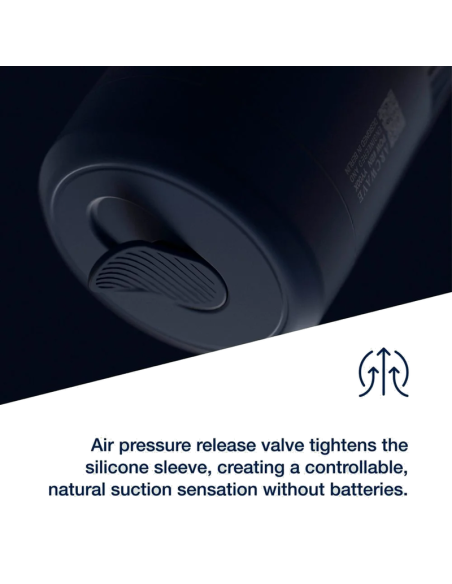 ARCWAVE POW MASTURBADOR MANUAL CON CONTROL DE SUCCIAN AZUL