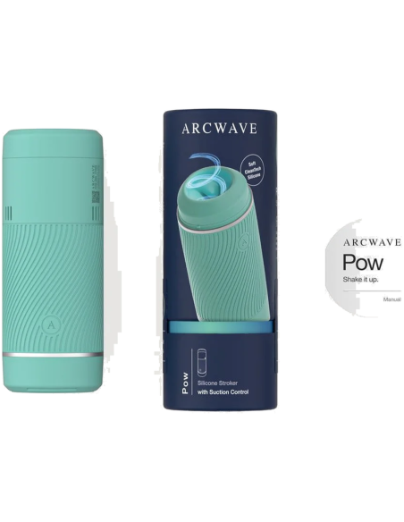 ARCWAVE POW MASTURBADOR MANUAL CON CONTROL DE SUCCIAN COLOR MENTA