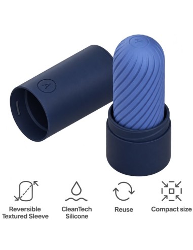 ARCWAVE GHOST MASTURBADOR REVERSIBLE DE SILICONA AZUL