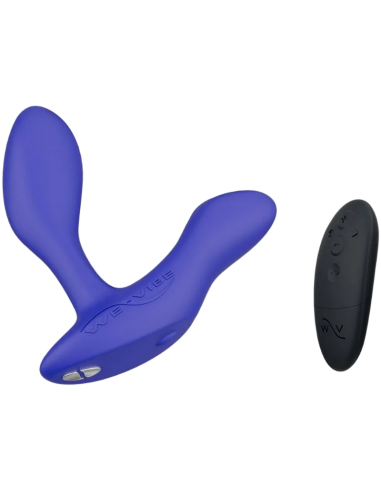 WE VIBE VECTOR MASAJEADOR DE PRASTATA CON DOBLE ESTIMULACIAN AZUL REAL