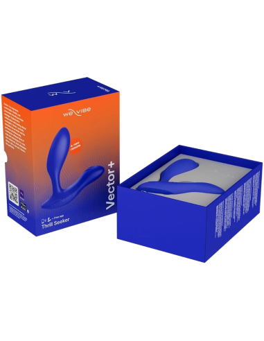 WE VIBE VECTOR MASAJEADOR DE PRASTATA CON DOBLE ESTIMULACIAN AZUL REAL