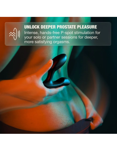 ARCWAVE PERK MASAJEADOR PROSTATICO VIBRADOR CON DOBLE MOTOR Y CONTROL REMOTO NEGRO