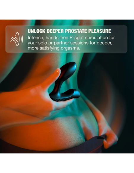 ARCWAVE PERK MASAJEADOR PROSTATICO VIBRADOR CON DOBLE MOTOR Y CONTROL REMOTO NEGRO