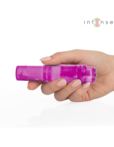 INTENSE KURT MINI MASAJEADOR CON 4 CABEZALES INTERCAMBIABLES ROSA