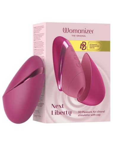 WOMANIZER NEXT LIBERTY ESTIMULADOR DE CLATORIS 3D PLEASURE AIR ROSA INTENSO