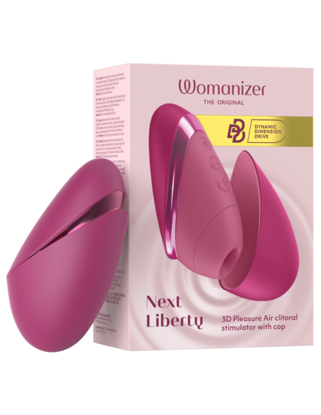 WOMANIZER NEXT LIBERTY ESTIMULADOR DE CLATORIS 3D PLEASURE AIR ROSA INTENSO