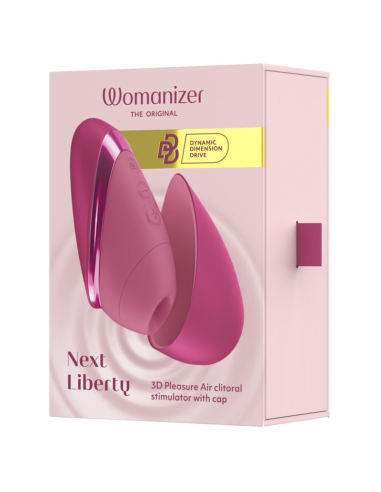 WOMANIZER NEXT LIBERTY ESTIMULADOR DE CLATORIS 3D PLEASURE AIR ROSA INTENSO
