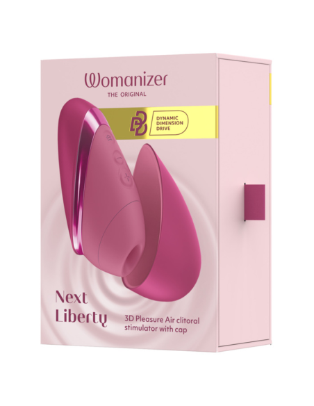 WOMANIZER NEXT LIBERTY ESTIMULADOR DE CLATORIS 3D PLEASURE AIR ROSA INTENSO