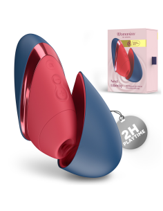 WOMANIZER NEXT LIBERTY ESTIMULADOR DE CLATORIS 3D PLEASURE AIR AZUL ROJO