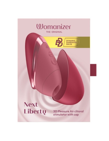 WOMANIZER NEXT ESTIMULADOR DE CLATORIS POR SUCCIAN 14 NIVELES BURDEOS