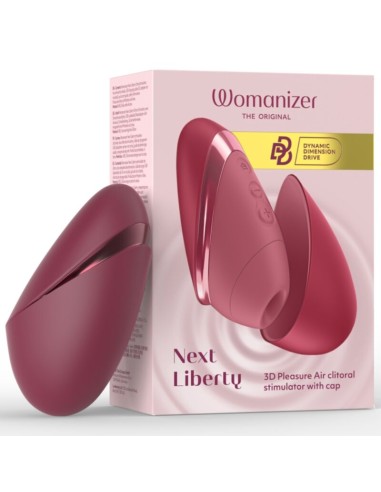 WOMANIZER NEXT ESTIMULADOR DE CLATORIS POR SUCCIAN 14 NIVELES BURDEOS