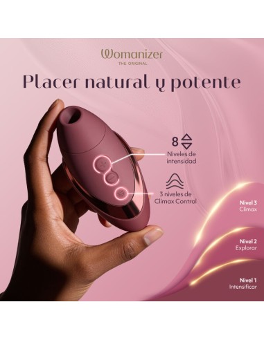 WOMANIZER NEXT ESTIMULADOR DE CLATORIS POR SUCCIAN 14 NIVELES BURDEOS