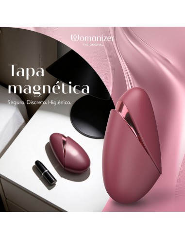WOMANIZER NEXT ESTIMULADOR DE CLATORIS POR SUCCIAN 14 NIVELES BURDEOS