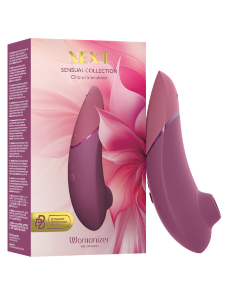 WOMANIZER NEXT ESTIMULADOR DE CLATORIS POR SUCCIAN 14 NIVELES ROSA EMPOLVADO