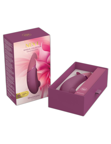 WOMANIZER NEXT ESTIMULADOR DE CLATORIS POR SUCCIAN 14 NIVELES ROSA EMPOLVADO