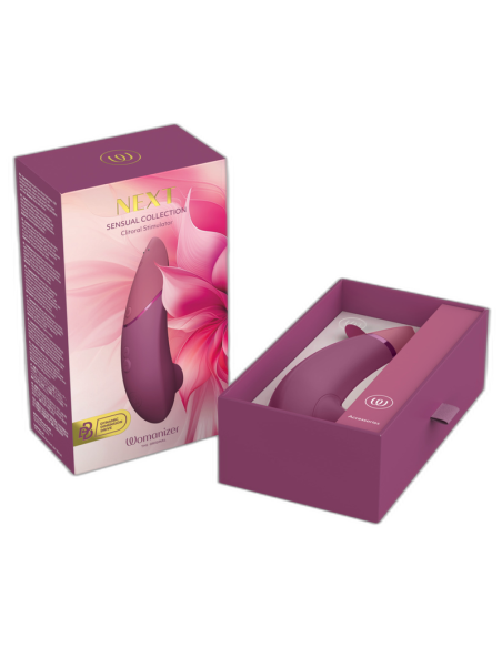 WOMANIZER NEXT ESTIMULADOR DE CLATORIS POR SUCCIAN 14 NIVELES ROSA EMPOLVADO