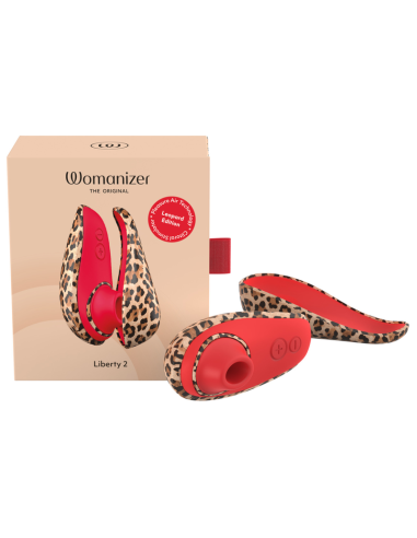 WOMANIZER LIBERTY 2 ESTIMULADOR DE CLATORIS POR SUCCIAN 8 NIVELES ESTAMPADO DE LEOPARDO