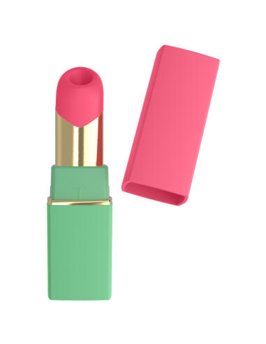 WOMANIZER BEAUTY ESTIMULADOR DE CLATORIS POR SUCCIAN 6 NIVELES VERDE Y ROSA