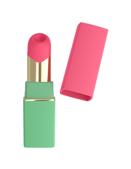 WOMANIZER BEAUTY ESTIMULADOR DE CLATORIS POR SUCCIAN 6 NIVELES VERDE Y ROSA