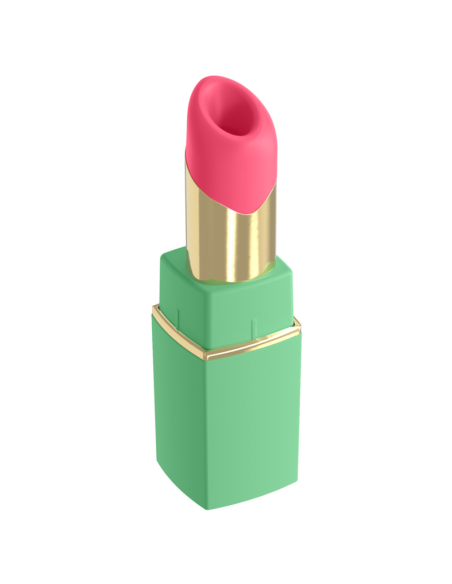 WOMANIZER BEAUTY ESTIMULADOR DE CLATORIS POR SUCCIAN 6 NIVELES VERDE Y ROSA