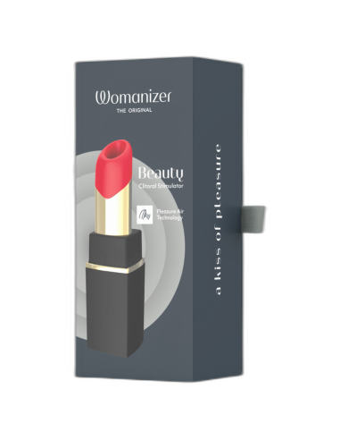 WOMANIZER BEAUTY ESTIMULADOR DE CLATORIS POR SUCCIAN 6 NIVELES NEGRO Y DORADO