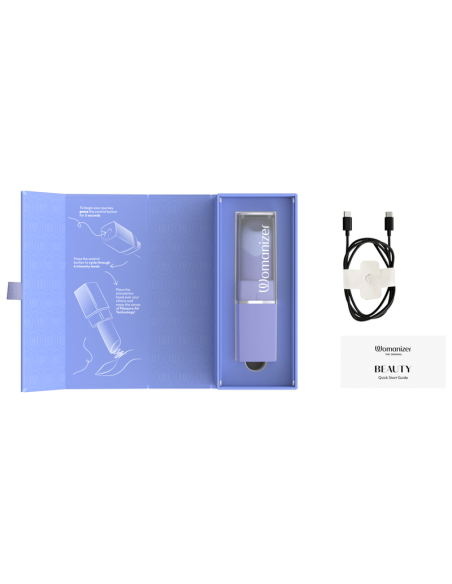 WOMANIZER BEAUTY ESTIMULADOR DE CLATORIS POR SUCCIAN 6 NIVELES LILA