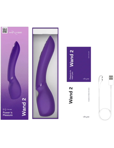 WE VIBE WAND 2 MASAJEADOR CORPORAL RECARGABLE PARPURA
