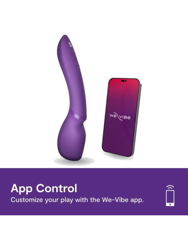 WE VIBE WAND 2 MASAJEADOR CORPORAL RECARGABLE PARPURA