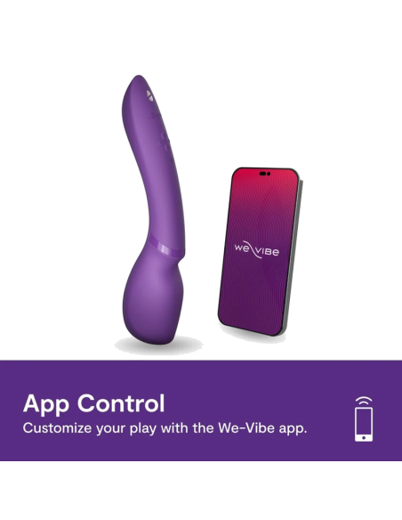 WE VIBE WAND 2 MASAJEADOR CORPORAL RECARGABLE PARPURA