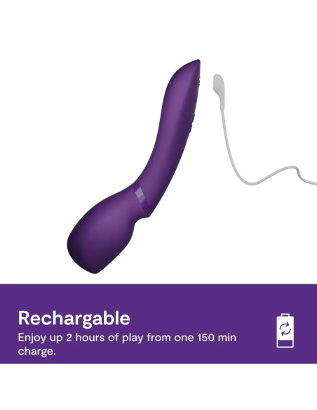 WE VIBE WAND 2 MASAJEADOR CORPORAL RECARGABLE PARPURA