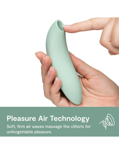 WE VIBE MELT 2 ESTIMULADOR CLITORIANO POR ONDAS DE AIRE VERDE SALVIA
