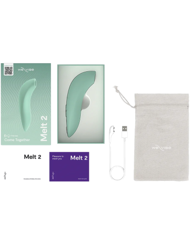 WE VIBE MELT 2 ESTIMULADOR CLITORIANO POR ONDAS DE AIRE VERDE SALVIA