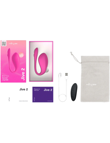 WE VIBE JIVE 2 VIBRADOR HUEVO PONIBLE ROSA ELACTRICO