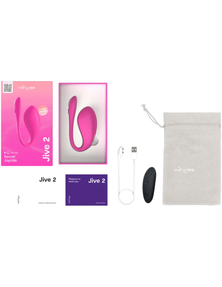 WE VIBE JIVE 2 VIBRADOR HUEVO PONIBLE ROSA ELACTRICO