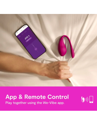WE VIBE JIVE 2 VIBRADOR HUEVO PONIBLE ROSA ELACTRICO