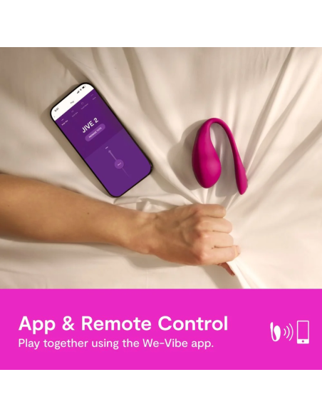 WE VIBE JIVE 2 VIBRADOR HUEVO PONIBLE ROSA ELACTRICO