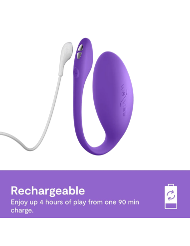 WE VIBE JIVE LITE VIBRADOR HUEVO PONIBLE CON CONTROL POR APLICACIAN PARPURA