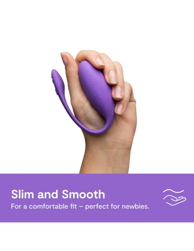 WE VIBE JIVE LITE VIBRADOR HUEVO PONIBLE CON CONTROL POR APLICACIAN PARPURA