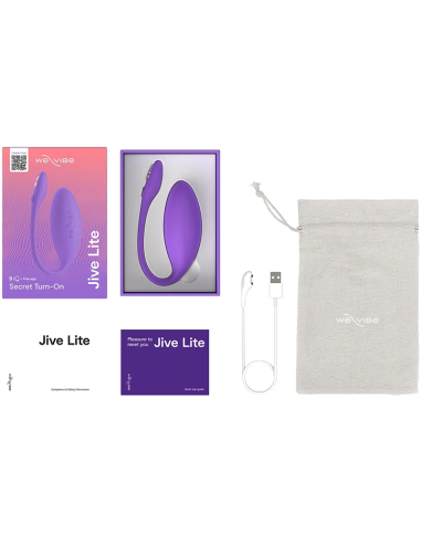 WE VIBE JIVE LITE VIBRADOR HUEVO PONIBLE CON CONTROL POR APLICACIAN PARPURA