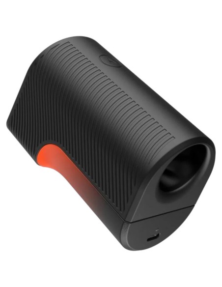 ARCWAVE AIR MASTURBADOR MASCULINO ELASTICO CON PULSOS DE AIRE Y 6 INTENSIDADES NEGRO