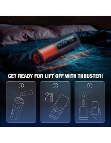 ARCWAVE THRUSTER MASTURBADOR MASCULINO AUTOMATICO CON VAIVAN ROTACIAN Y CONTROL