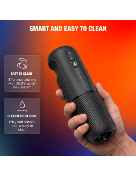 ARCWAVE ORBIT MASTURBADOR MASCULINO GIRATORIO 360A CON CONTROL MEDIANTE APLICACIAN NEGRO