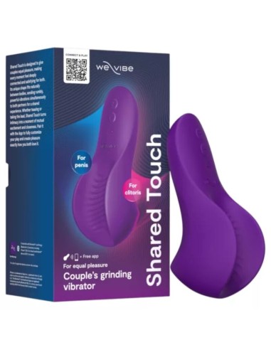 WE VIBE SHARED TOUCH VIBRADOR PARA PAREJAS DE DOBLE CARA PARPURA